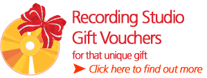 Recording Studio Gift Vouchers